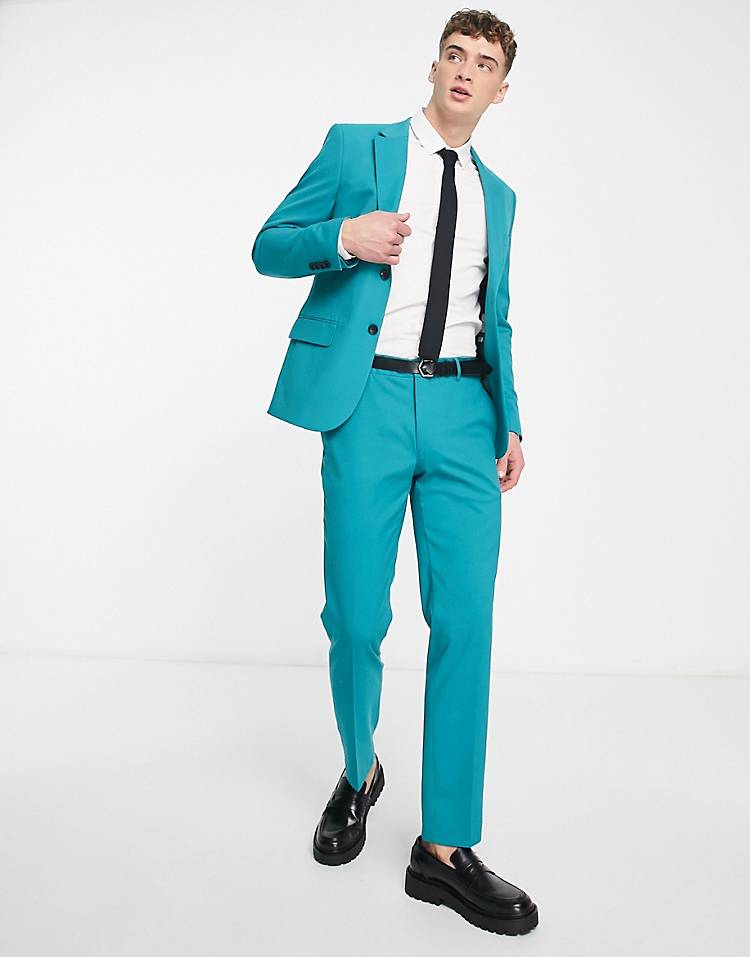 River Island suit pants in blue